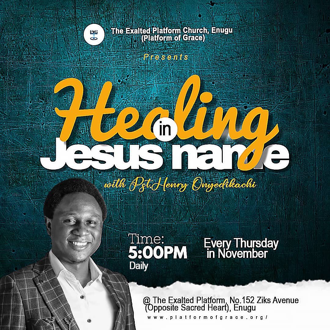 Healing in Jesus Name 3